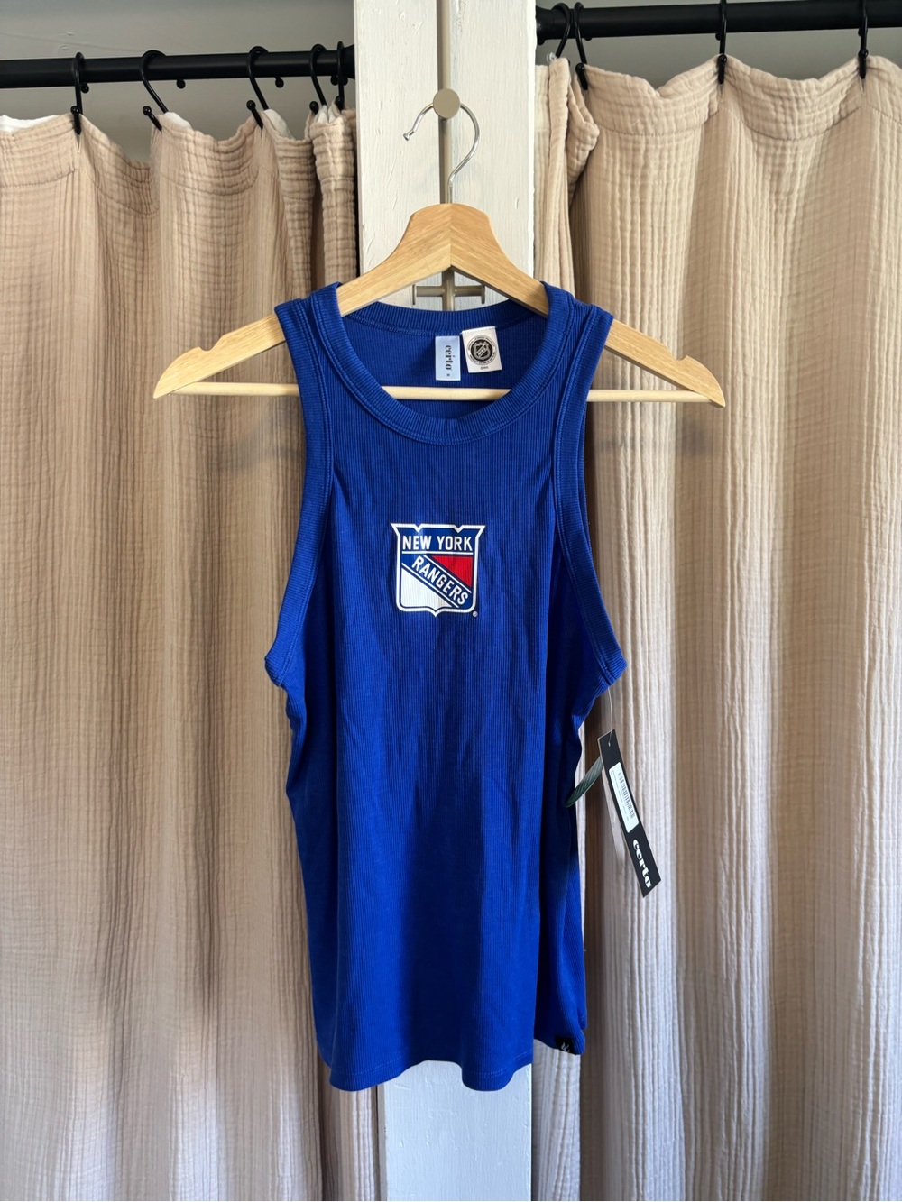 NWT New York Rangers NHL Tank- Medium